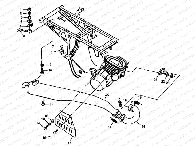 EXHAUST - A99AA25CA (4949594959a010) | EXHAUST - A99AA25CA (4949594959a010)