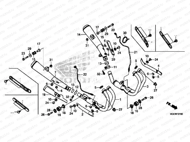 EXHAUST MUFFLER