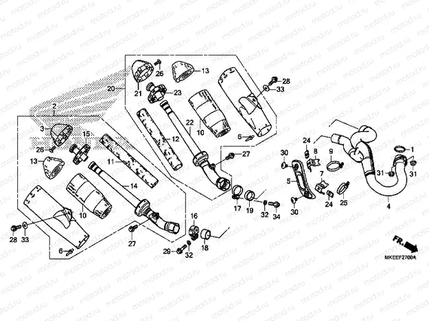EXHAUST MUFFLER
