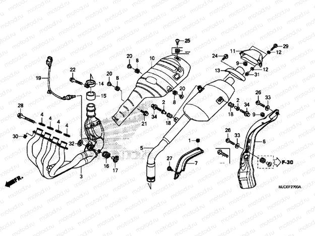 EXHAUST MUFFLER