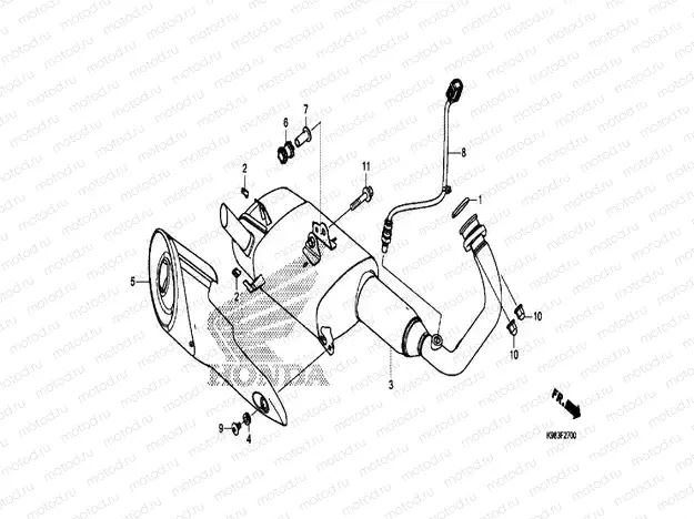 EXHAUST MUFFLER