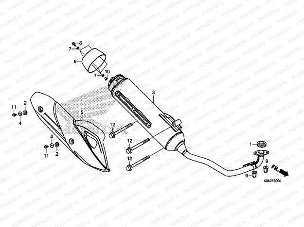 EXHAUST MUFFLER