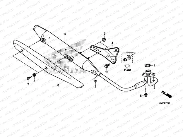 EXHAUST MUFFLER
