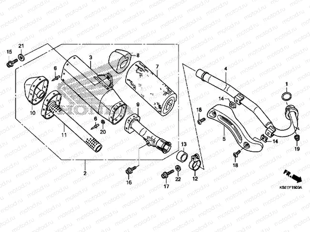 EXHAUST MUFFLER