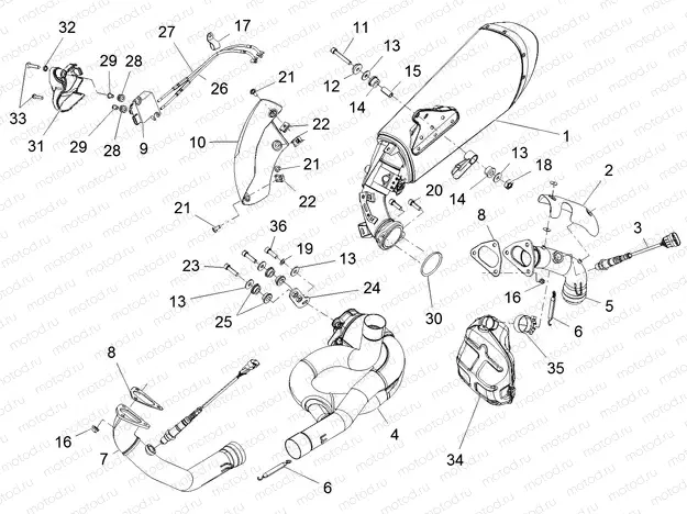 Exhaust pipe