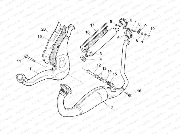 Exhaust pipe