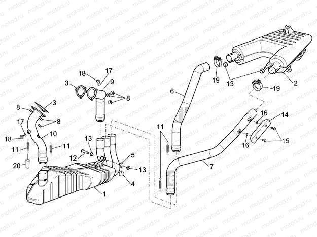 Exhaust pipe