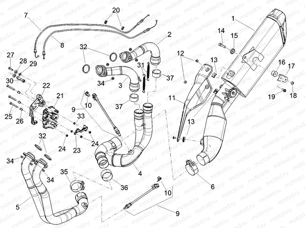 Exhaust pipe