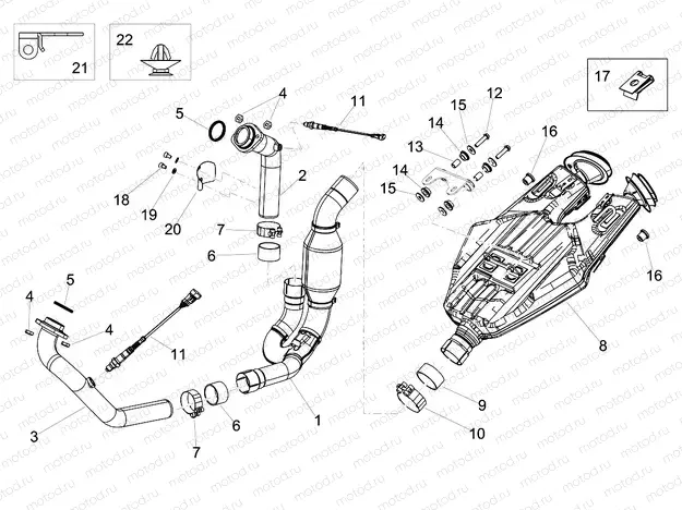 Exhaust pipe