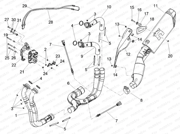 Exhaust pipe