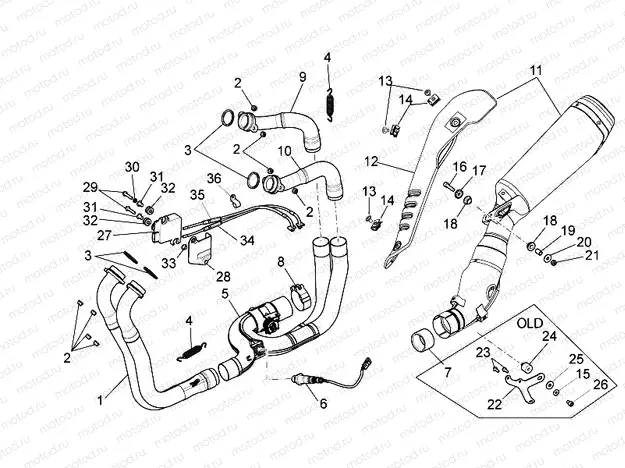 Exhaust pipe I