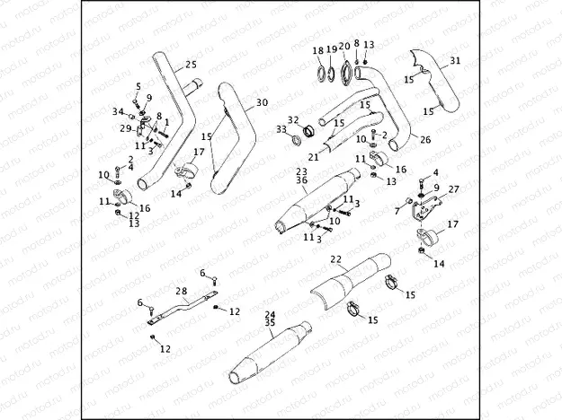 EXHAUST SYSTEM (1 OF 2)