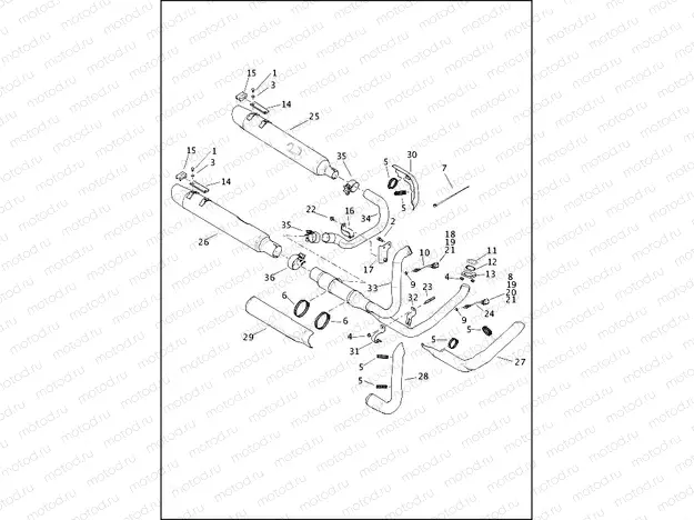 EXHAUST SYSTEM (1 OF 2)