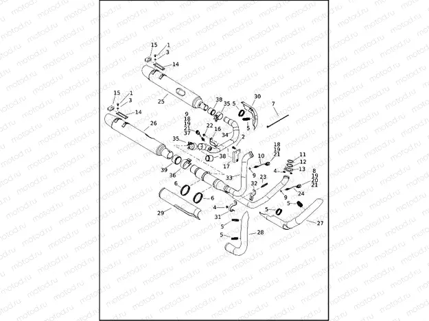 EXHAUST SYSTEM - (1 OF 2)