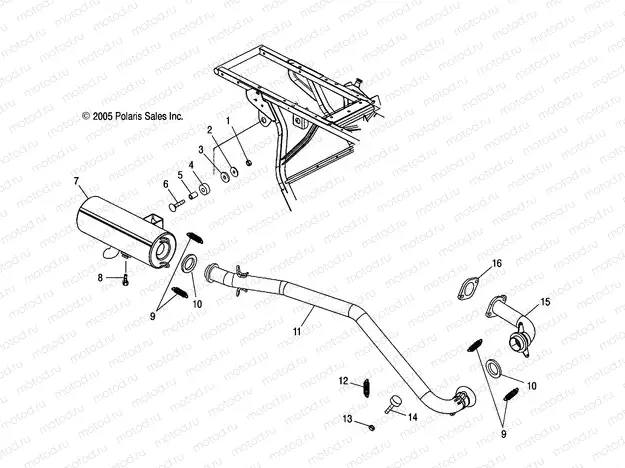 EXHAUST SYSTEM - A04CD32AA/AB/AC/FB (4999201699920169B02) | EXHAUST SYSTEM - A04CD32AA/AB/AC/FB (4999201699920169B02)