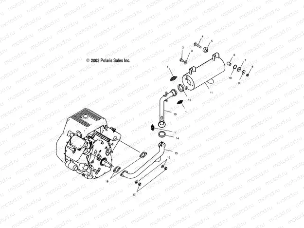 EXHAUST SYSTEM - A04RB63AA (4989328932A14) | EXHAUST SYSTEM - A04RB63AA (4989328932A14)