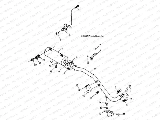 EXHAUST SYSTEM - A06CL50AA (4999201649920164A08) | EXHAUST SYSTEM - A06CL50AA (4999201649920164A08)