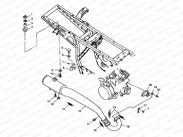 EXHAUST SYSTEM - A99CC28CA (4949484948a013) | EXHAUST SYSTEM - A99CC28CA (4949484948a013)