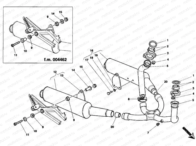 EXHAUST SYSTEM » EXHAUST SYSTEM