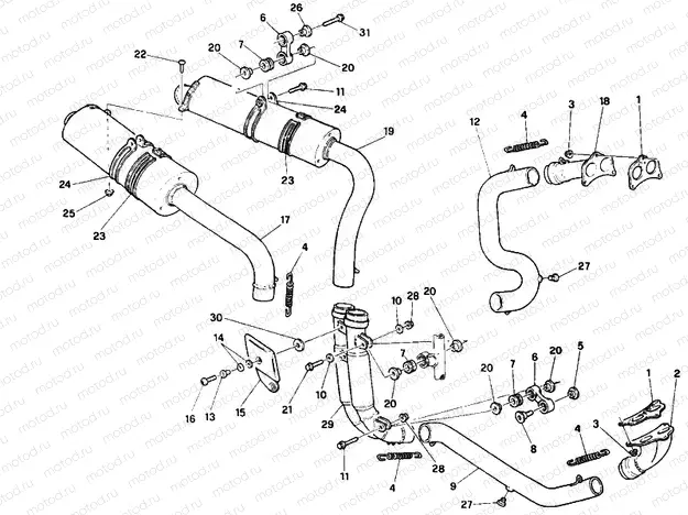 EXHAUST SYSTEM » EXHAUST SYSTEM