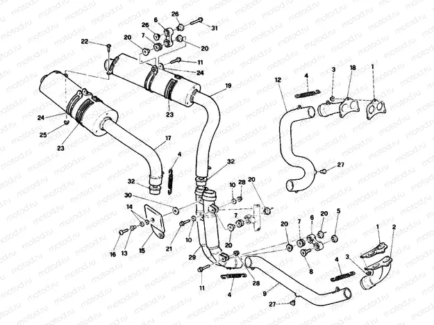 EXHAUST SYSTEM » EXHAUST SYSTEM