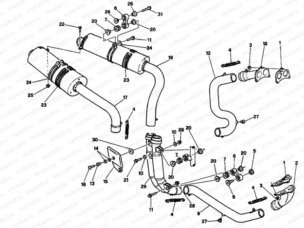 EXHAUST SYSTEM » EXHAUST SYSTEM