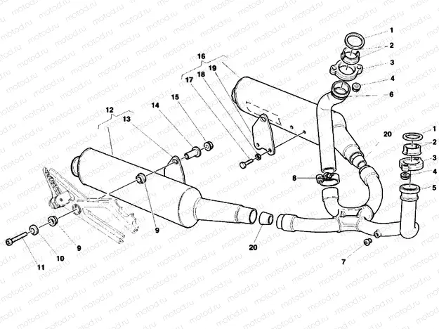 EXHAUST SYSTEM » EXHAUST SYSTEM