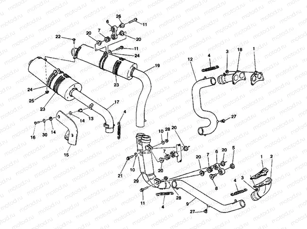 EXHAUST SYSTEM » EXHAUST SYSTEM