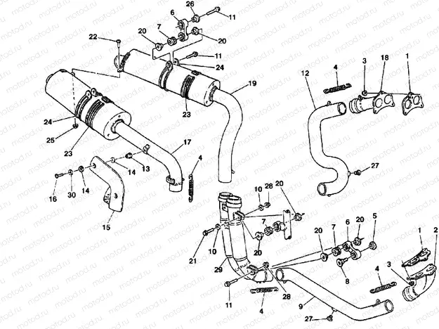 EXHAUST SYSTEM » EXHAUST SYSTEM