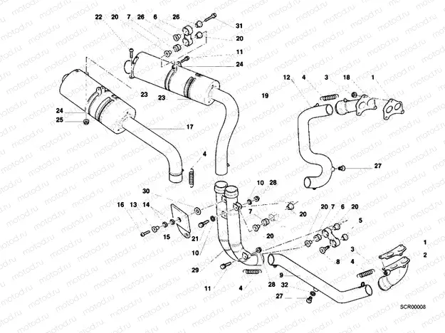 EXHAUST SYSTEM » EXHAUST SYSTEM