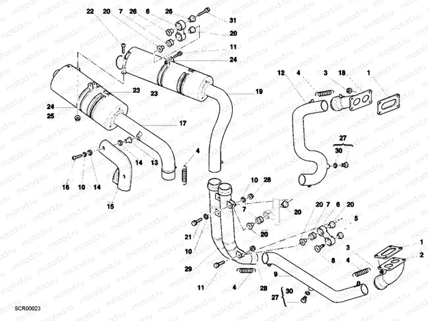 EXHAUST SYSTEM » EXHAUST SYSTEM