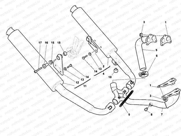 EXHAUST SYSTEM » EXHAUST SYSTEM