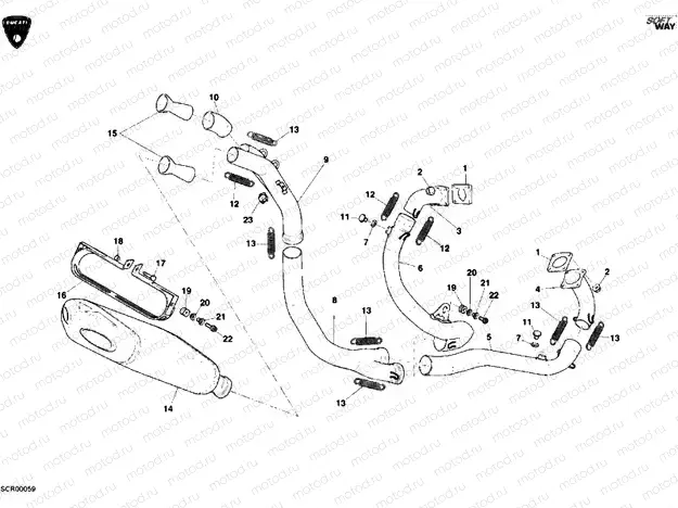 EXHAUST SYSTEM » EXHAUST SYSTEM
