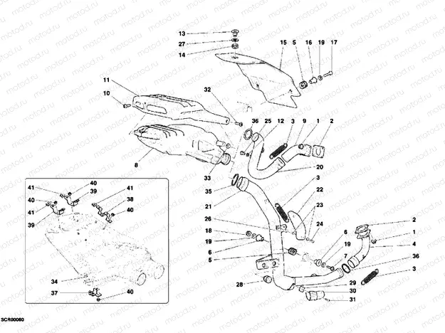 EXHAUST SYSTEM » EXHAUST SYSTEM