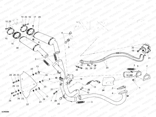 EXHAUST SYSTEM » EXHAUST SYSTEM