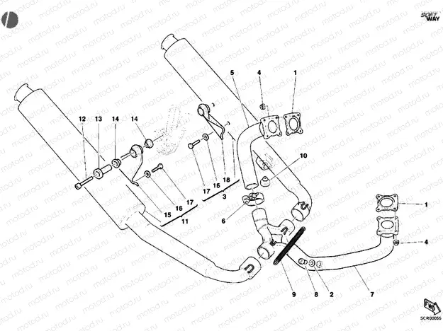 EXHAUST SYSTEM » EXHAUST SYSTEM