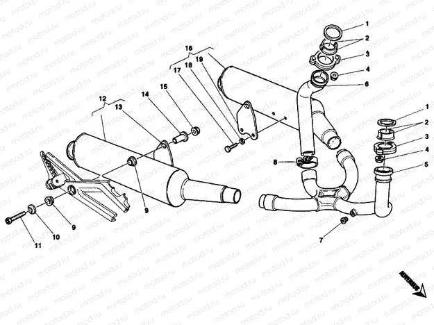 EXHAUST SYSTEM » EXHAUST SYSTEM