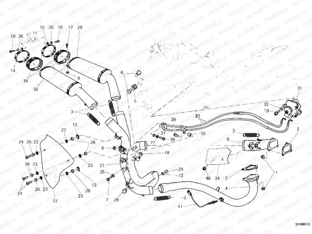 EXHAUST SYSTEM » EXHAUST SYSTEM