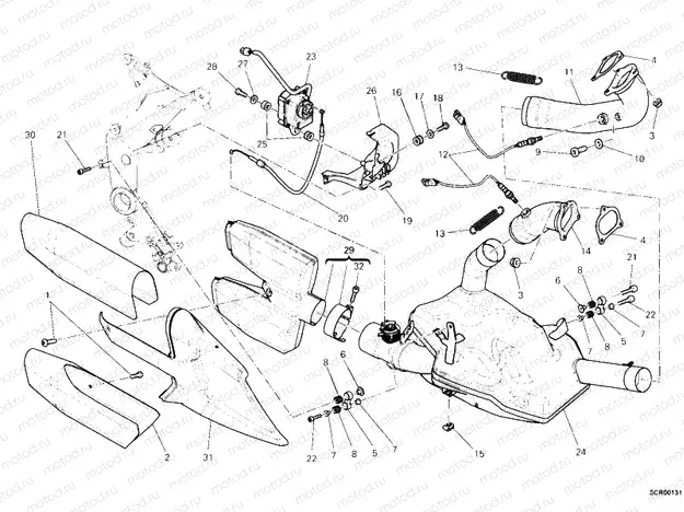 EXHAUST SYSTEM » EXHAUST SYSTEM