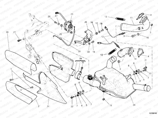 EXHAUST SYSTEM » EXHAUST SYSTEM