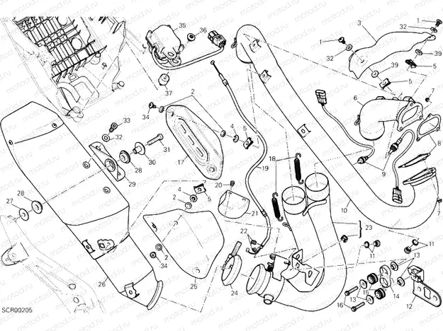 EXHAUST SYSTEM » EXHAUST SYSTEM