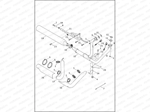 EXHAUST SYSTEM - FLD
