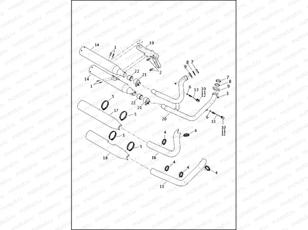 EXHAUST SYSTEM - FLFB, FLFBS