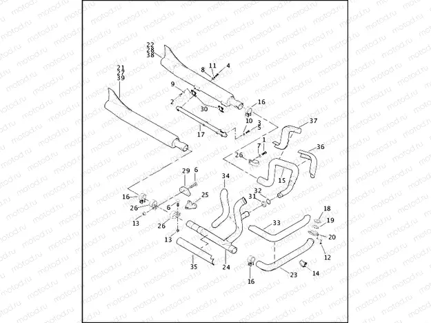 EXHAUST SYSTEM - FLSTS/I