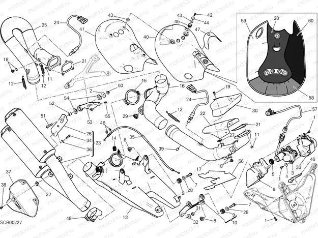 EXHAUST SYSTEM (JAP) [MOD:1299;XST:JAP]