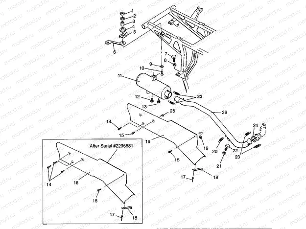 EXHAUST SYSTEM Magnum 2x4 W957544 (4926852685A011) | EXHAUST SYSTEM Magnum 2x4 W957544 (4926852685A011)