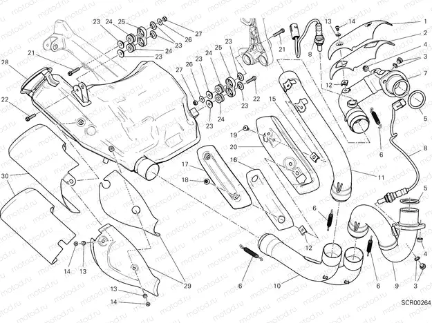EXHAUST SYSTEM [MOD:M 797]