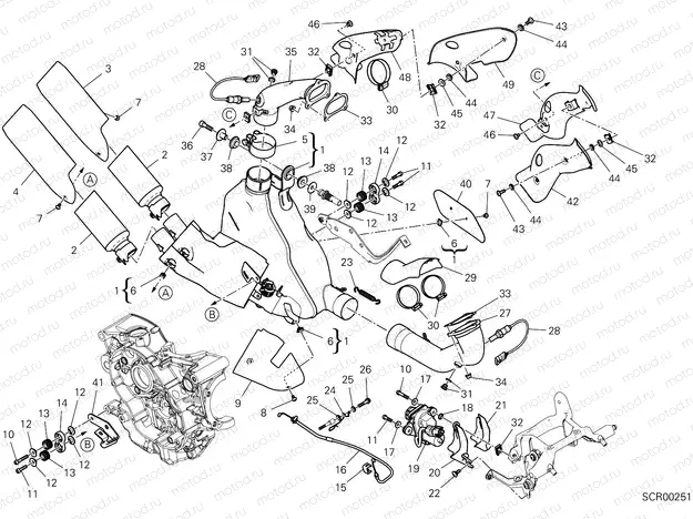 EXHAUST SYSTEM [MOD:SS 939]