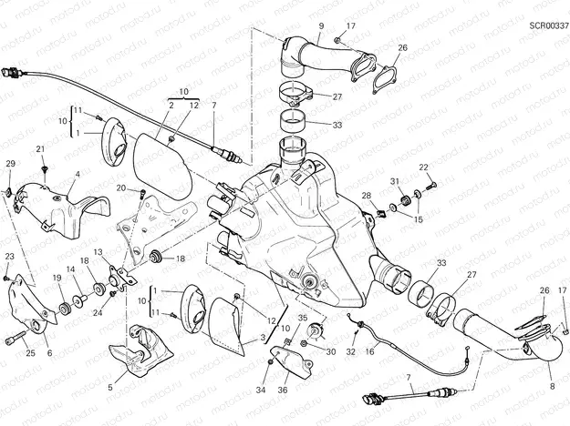 EXHAUST SYSTEM [MOD:XDIAVEL]