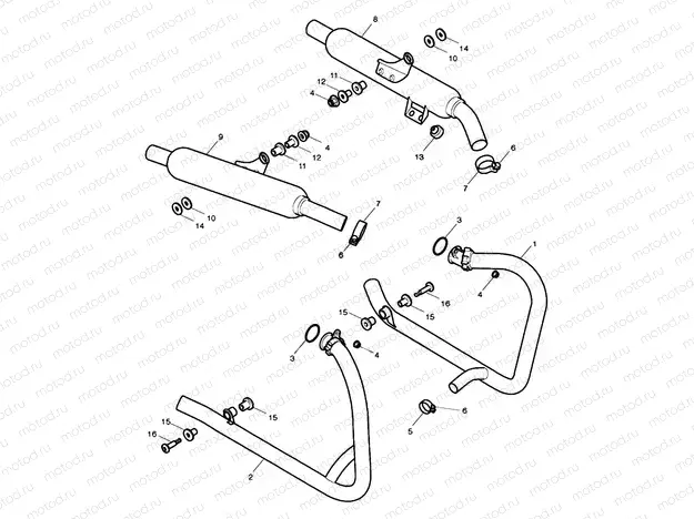 Exhaust System - N/A to Bonnevil